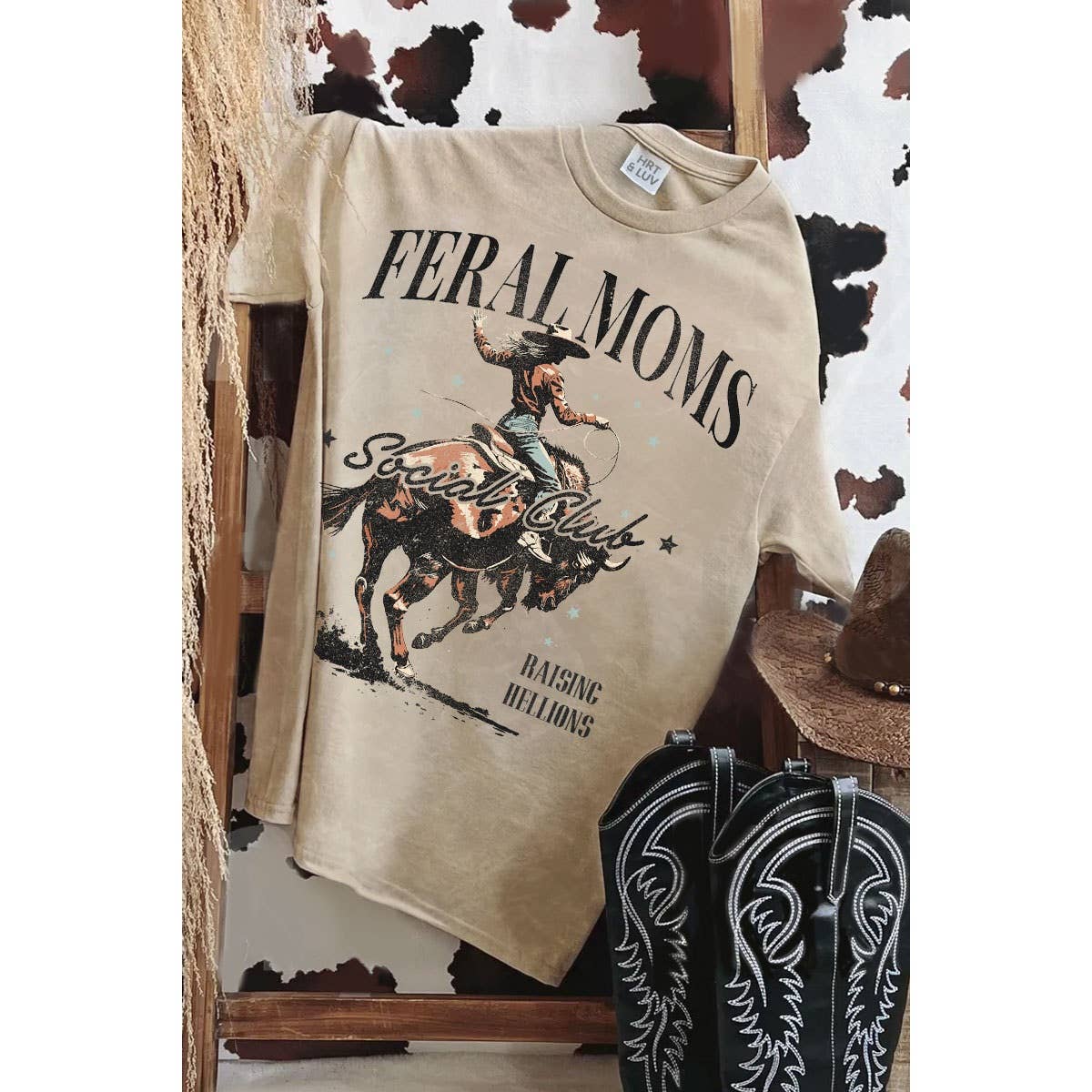 FERAL MOMS SOCIAL CLUB Tee