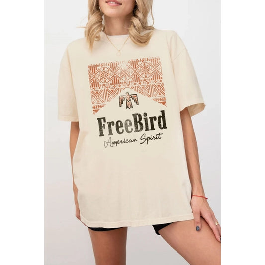 Free Bird Oversized Mineral Tee