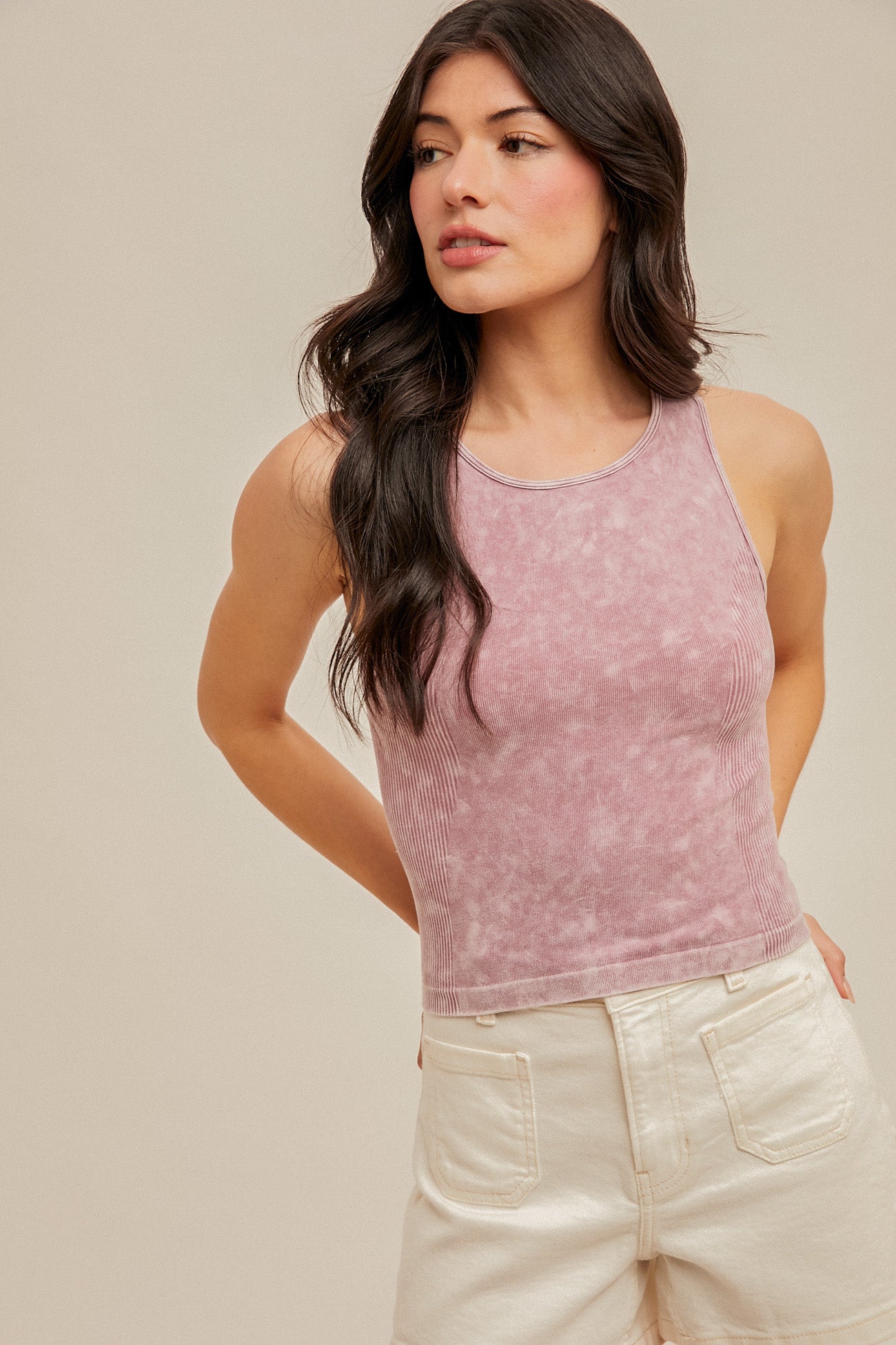 Mineral Tank - Pink